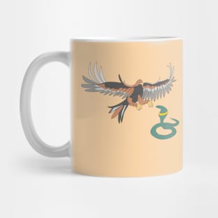 Golden eagle and snake Mug